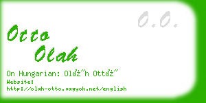 otto olah business card